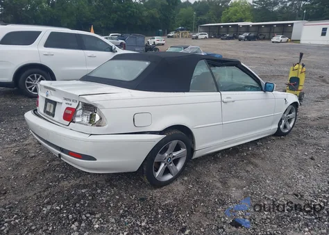 2004 BMW 325Ci z USA, uszkodzony, nr VIN WBABW33424PL24472